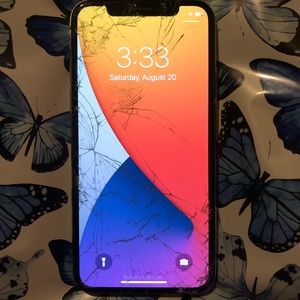 iPhone X for repair or for parts shattered screen